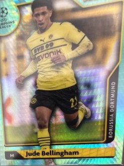 Jude Bellingham 2022 Topps Chrome Merlin Aqua Prizm