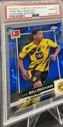 Jude Bellingham 2020 Topps Chrome Sapphire
