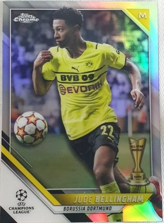 Jude Bellingham 2022 Topps Chrome Chrome Refractor