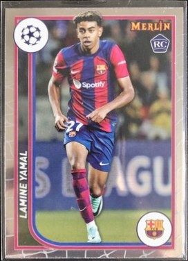 Lamine Yamal 2023 Topps Merlin Chrome