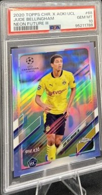 Jude Bellingham 2020 Topps Chrome X /75