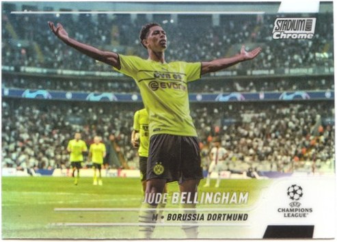 Jude Bellingham 2021 Topps Stadium Club Chrome UEFA Refractor