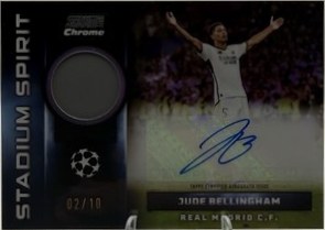 Jude Bellingham Topps Stadium Club Chrome /10