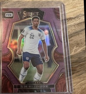 Jude Bellingham 2022 Panini Select Purple Prizm /75