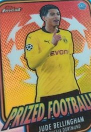 Jude Bellingham 2021 Topps Finest Silver Prizm