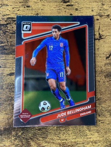 Jude Bellingham 2021 Panini Donruss World Cup Qatar Silver Optic Prizm