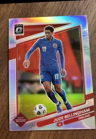 Jude Bellingham 2020 Panini Donruss Optic Silver Refractor