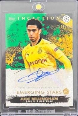 Jude Bellingham 2020 Topps UCL Inception Green /99