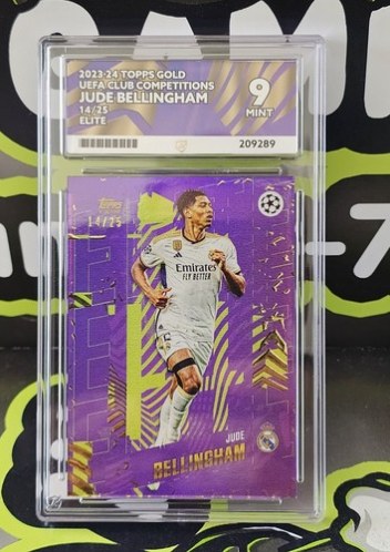 Jude Bellingham 2024 Topps Gold X Purple 14/25