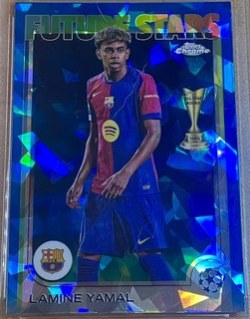 Lamine Yamal Topps Chrome Sapphire