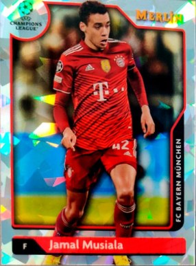 Jamal Musiala 2021 Topps Merlin Chrome Atomic Refractor /250