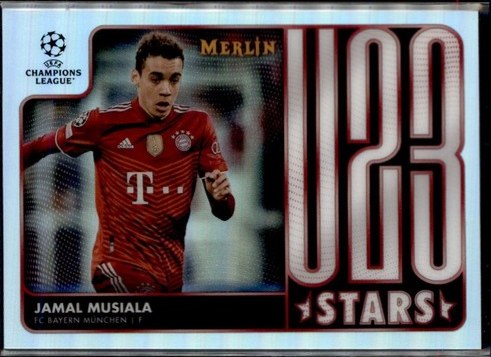 Jamal Musiala 2021 Topps Merlin Chrome U23-12