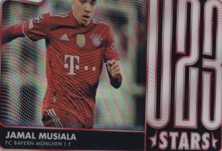 Jamal Musiala 2021 Topps Merlin Chrome Silver