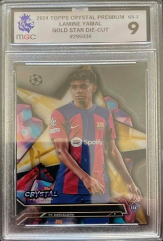 Lamine Yamal Topps Crystal
