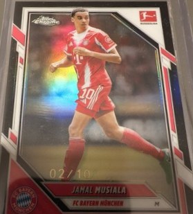 Jamal Musiala Topps Chrome /10