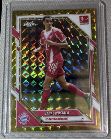 Jamal Musiala 2025 Topps Chrome Bundesliga /50
