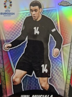 Jamal Musiala 2024 Topps Chrome EURO