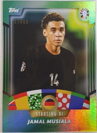 Jamal Musiala 2024 Topps EURO x Jose Mourinho /99