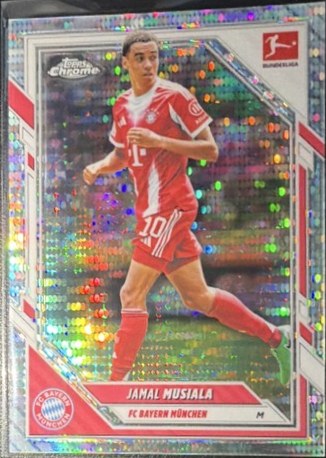 Jamal Musiala 2026 Topps Chrome Refractor