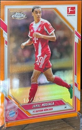 Jamal Musiala 2025 Topps Chrome Gold /25