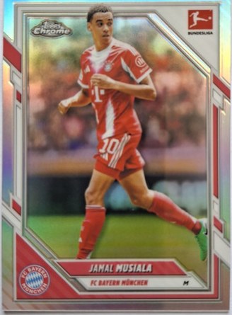 Jamal Musiala 2025 Topps Chrome Bundesliga Refractor