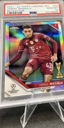 Jamal Musiala 2021 Topps Chrome Refractor