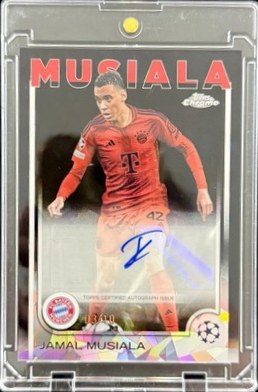 Jamal Musiala 2024 Topps Chrome Sapphire Black /10