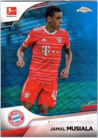 Jamal Musiala 2022 Topps Chrome /180