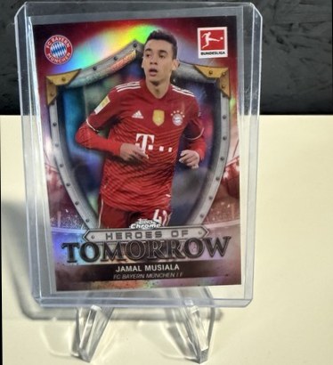 Jamal Musiala 2022 Topps Chrome Bundesliga