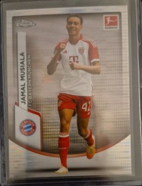 Jamal Musiala 2023 Topps Chrome Prism Refractor