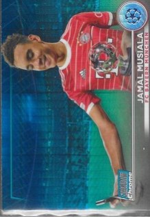 Jamal Musiala 2023 Topps Stadium Club Chrome Blue Prizm
