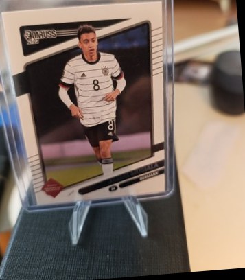 Jamal Musiala 2021 Panini Donruss World Cup Road to Qatar Optic Holo Prizm
