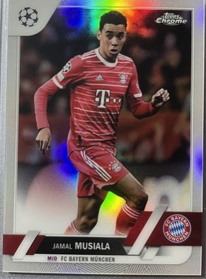 Jamal Musiala 2022 Topps Chrome Refractor