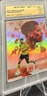 Jude Bellingham Topps Platinum Curated Set /10