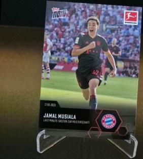 Jamal Musiala 2023 Topps Now Bundesliga