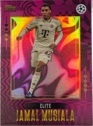 Jamal Musiala 2024 Topps X Walkertl Pink Gold 14/75