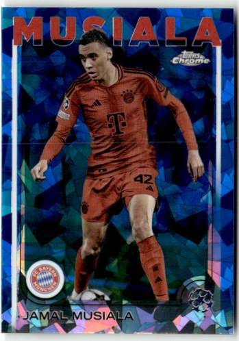 Jamal Musiala 2025 Topps Chrome Sapphire Refractor