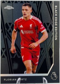 Florian Wirtz 2025 Topps Chrome Black Edge