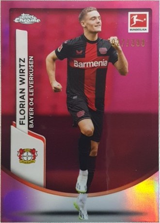 Florian Wirtz 2023 Topps Chrome Parallel /399