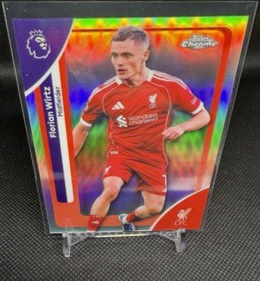 Florian Wirtz 2026 Topps Chrome Premier League Refractor