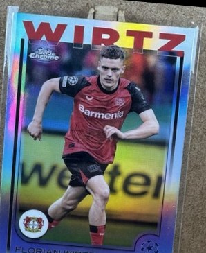 Florian Wirtz 2024 Topps Chrome Silver Refractor