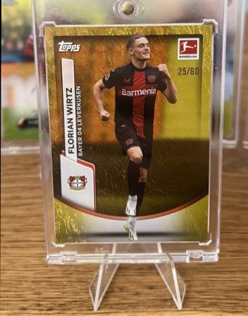 Florian Wirtz 2023 Topps Chrome Jade /60
