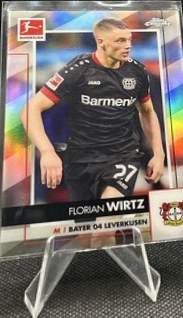 Florian Wirtz 2020 Topps Chrome Bundesliga Refractor
