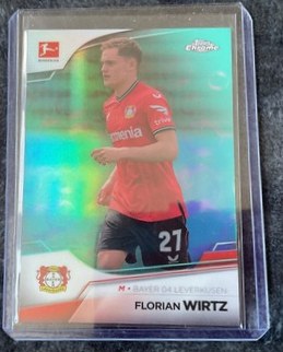 Florian Wirtz 2023 Topps Chrome Aqua /275