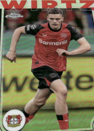 Florian Wirtz 2025 Topps Chrome Premier League Refractor