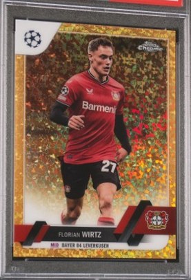Florian Wirtz Topps Chrome Gold Diamond /50