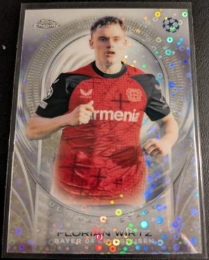 Florian Wirtz 2024 Topps Chrome Speckle Refractor
