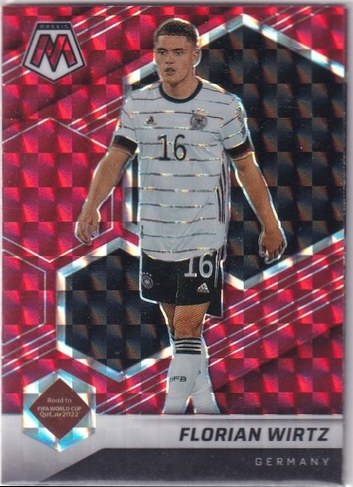 Florian Wirtz 2021 Panini Mosaic Red Mosaic