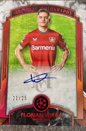 Florian Wirtz Topps Museum /25