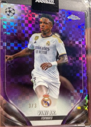 Vinicius Junior 2024 Topps Total Xfractor /3